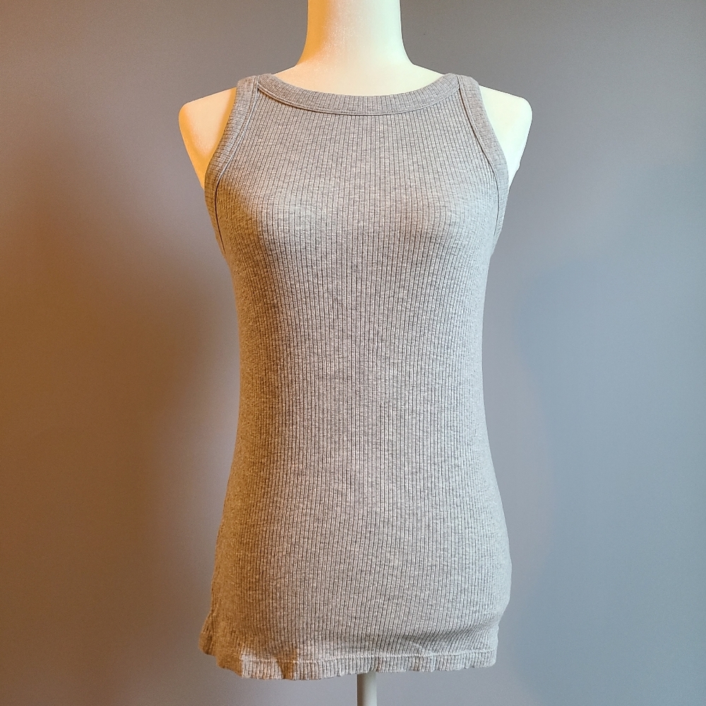 Ninewest Highneck Ribbed Tank
